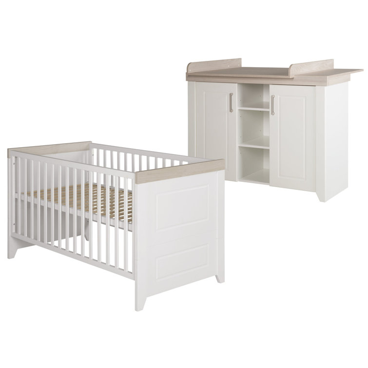 roba Felicia Convertible 2 Piece Nursery Furniture Set Wayfair.co.uk